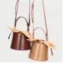 OEM ODM Mini Sac A Main Femme Bolsa Feminina Custom Fashion Genuine Leather Small Sling Bucket Bags Women Designer Tote Handbag