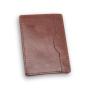 Italian cowhide genuine leather customized logo card holder card case with money clip elastic band