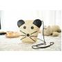 The Lovely Clutch Women's Straw Summer Shoulder Bag Natural Rattan Beach Sling Bags