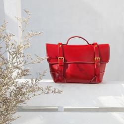 2019 New Original Women's Handbag Made Of Cod-leather And Vintage Hand-made Vegetable Tanned Dumpling Bag For Women