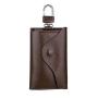 Personalised Cowhide Leather Key Purse With 6 Keychains Fancy Key Pouch With Card Holder