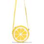 Fashion PU leather bag yellow lemon small shoulder bag