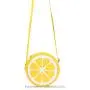 Fashion PU leather bag yellow lemon small shoulder bag