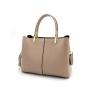 Guangzhou Manufacturer Custom Elegant Genuine Leather Women Handbags Fashion Design Litchi Grain Luxury Handbags