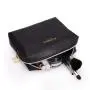 Eco saffiano PU leather cosmetic bag small make up bags with logo stamping