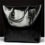 Custom Handmade Fashion Classic Real Split Cow Leather Gentle Women Lady Never Full Travel Shoulder Tote Bag Handbag With Zipper