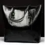 Custom Handmade Fashion Classic Real Split Cow Leather Gentle Women Lady Never Full Travel Shoulder Tote Bag Handbag With Zipper