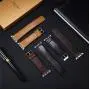 Watch Strap New Arrival Luxury Crazy Horse Leather for Apple Watch OEM/ODM Customize 22mm Calf Leather Watch Band Calfskin 120mm