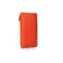 Women Top Grain Leather Wallet High Grade Fashion Long Bifold Purse