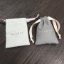 Promotional Small Wedding Linen Cotton Gift Jewelry Bag Custom Logo Printed Cotton Linen Drawstring Pouch