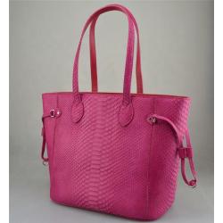 Custom Hand Made Luxury Genuine Real Snake Skin Leather Lady Classic Designer Neverfull Tote Bags Handbags Women Famous Brands