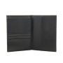 High quality Leather passport holder gift men's passport holder with logo embossing