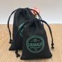 Black Burlap Drawstring Bag For Packaging