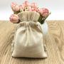 Cross Rosary Bags, Baptism or Communion Bags, 3"x4" Cotton Muslin Pouches