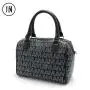 customized  logo tote bag design 2024 new arrive printed leather handbag  custom boston tote bag for ladies and girls