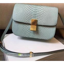 Sacoche Femme Custom Made High End Luxury designer Genuine Snake Skin Womens Square Crossbody Flap Bag Handbag For Women