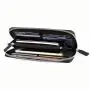 Leather long men wallets customized leather clutch zipper wallets men
