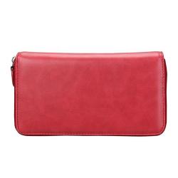 Long Style Zip Travel Passport Wallet Leather Phone Case Wallet Multi-slots Card Wallet