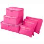 Taobao small moq Set Packing Cubes, polyester Travel storage Organizer set for cloth and sundries With Laundry Bag