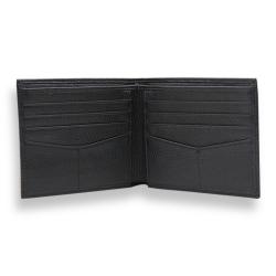 Pebbled Leather RFID Blocking Wallet Slim Bifold Credit Card Wallet