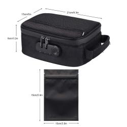 safe  hot sales custom  carbon lining odor absorbing smelly proof bag  case for  man and woman