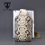 Bolso Para Hombre Pecho Hot Sale Custom Genuine Real Snake Skin Leather Fashion Men Fanny Pack Waist Crossbody Sling Chest Bag