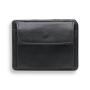 Nice leather magic card holder wallet money clip wallet with coin pocket and elastic band