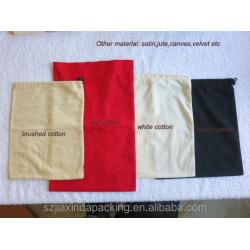 White Cotton Flannel Dust Bag For Handbag