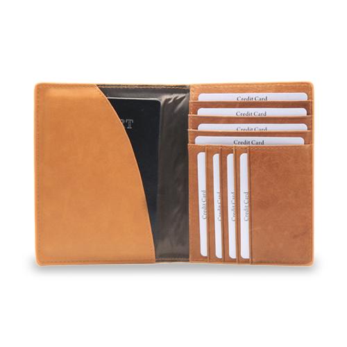Nice leather passport holder card holder travel wallet