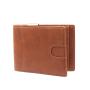 Christmas gift RFID crazy horse leather clip wallet with coin pocket