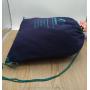 Custom Black White Canvas Pouch
