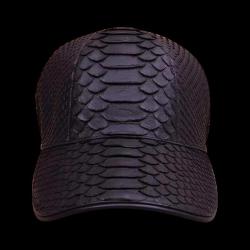 Custom Fashion Luxury Genuine Snake Skin Leather Hats Vintage Real Snakeskin Animal Baseball Trucker Caps Snapback For Men