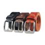 Hot selling full grain men belt leather customized color belt men leather
