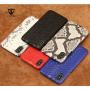 OEM ODM Capa De Celular Cabina Telefonica Custom Logo Genuine Snake Skin Leather Phone Case For Iphone 13 Mini 14 15 Pro Max