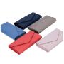 Fashion simple versatile clutch bags for women leather envelope purse Double buckle foldable Long wallet