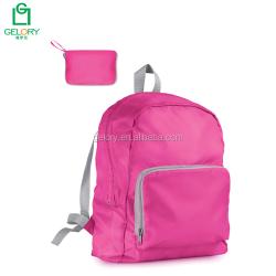 Custom Color  Recycled  Material Travel Hiking Backpack Style Lightweight Foldable Sport Bag