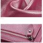 Minimalist Women Cowhide Leather Bi-fold Wallet