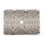 OEM ODM Trending Custom Logo Luxury snake skin Leather Hard Shell Laptop Case Cover for Macbook Pro Air 13 14 15 16 inch
