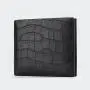Crocodile leather genuine cowhide soft leather rfid card wallets cash slim wallets