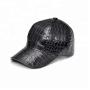 Custom Casquette Gorras Promotional Designer Alligator/Crocodile Skin Hat Baseball Cap For Man Manufactures