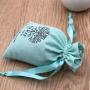 Colorful Cotton Linen Cosmetic Bag With Drawstring