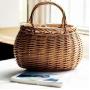 Luxury Wicker Lady Beach Bag Rattan Woven Women Storage Tote Basket