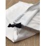 Super Soft White Black Rose Gold Underwear Lingerie Cloth Dust Packaging Pouch Custom Logo Printed Silk Drawstring Bag