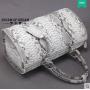 OEM ODM Luxury Classic Vintage Design Custom Genuine Snake Skin Leather Travelling Duffle Bags Gym Bag for Men Women