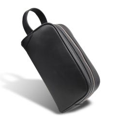 Customs design leather make up cosmetic bag with logo