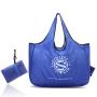 High quality printed nylon reusable eco bag fold pouch grocery carry bag tote shopping bag