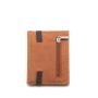 Slim leather wallet men RFID elastic band men wallet with coin pocket