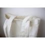 Organic Muslin Cotton Carry Tote Bag With Bottom