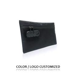 soft smell proof  odor proof stash bag with carbon lined for smoking