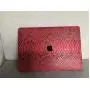 Luxury genuine snake skin leather case for Mackbook air cover 11" 12"13" 15"